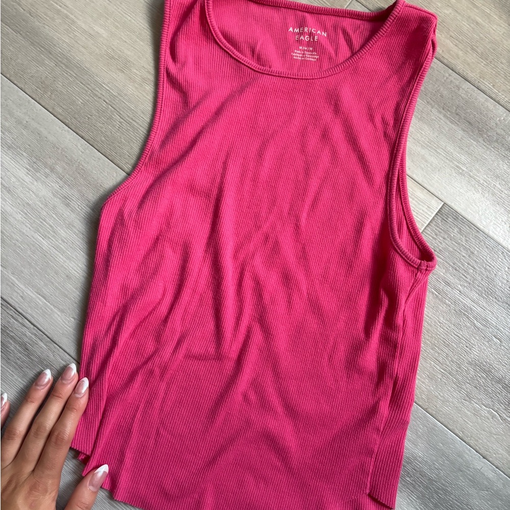 American Eagle Outfitters Pink Tank Top